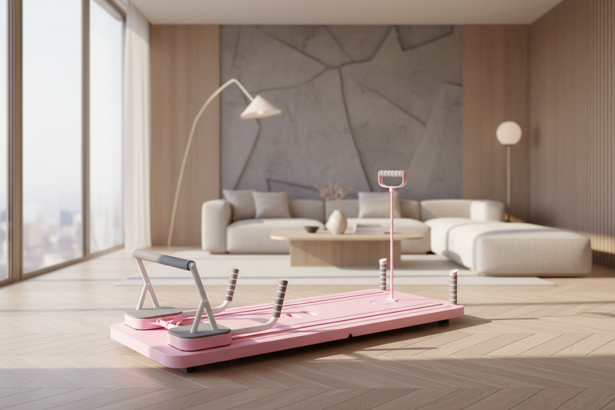 Abdominal Exercise Board Fitness Board Leg & Arm Toner Multifunctional Pilates Reformer Set Fitness Equipment for Home